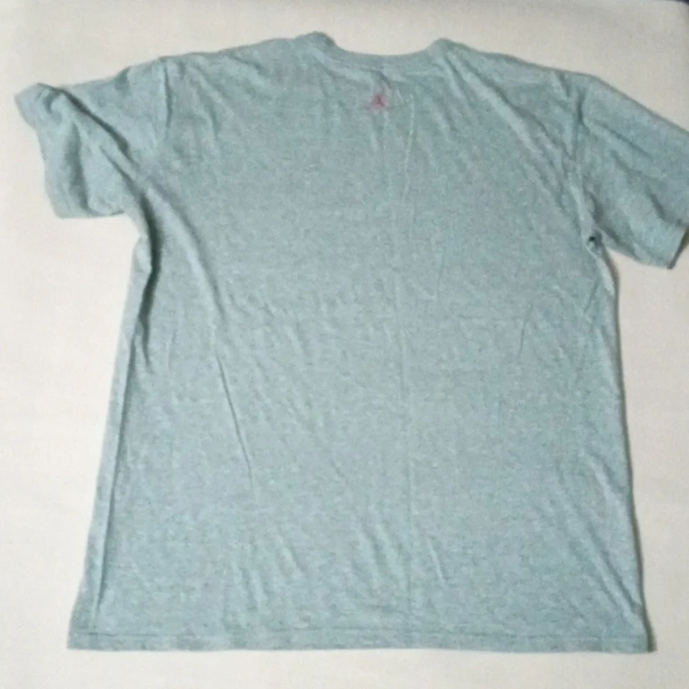 Air Jordan NIKE Kicks Is Fly  T-shirt Size XL Grey White Letters Pre-owned